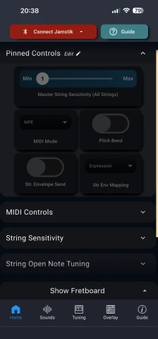 Jamstik Studio MIDI Electric Guitar Oran