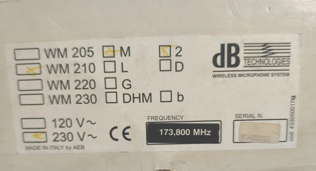 Ασύρματο μικρόφωνο dB Technologies