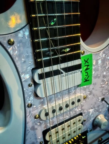 Ibanez JEM 7VP-FLO (w. Sustainiac)