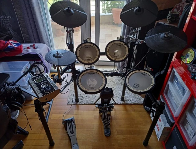 Roland TD-9 V-Drums (Upgraded Full Mesh) + Extras