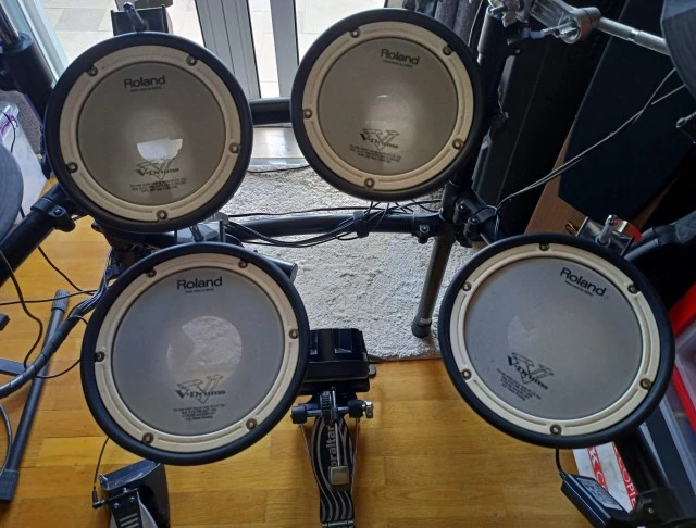 Roland TD-9 V-Drums (Upgraded Full Mesh) + Extras