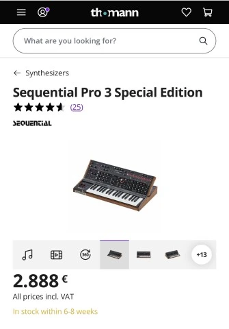 Sequential Pro 3 Special Edition + Δερμάτινο Κάλυμμα + Presets