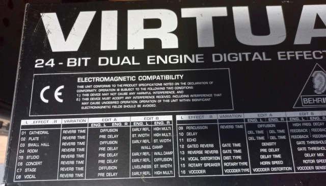 Behringer Virtualizer DSP-1000 Πολυεφέ 