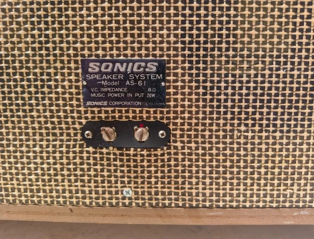 Pair of Vintage Sonics AS-61