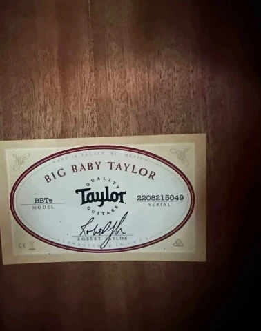 Taylor BBTe ηλεκτροακουστική κιθάρα + θήκη 