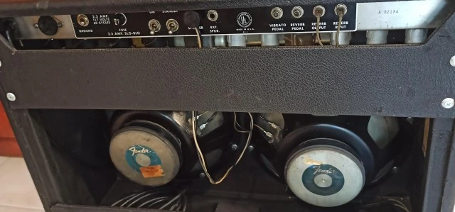 Fender Twin Reverb-Amp 1965 Black Face V