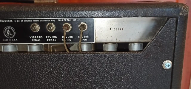 Fender Twin Reverb-Amp 1965 Black Face V