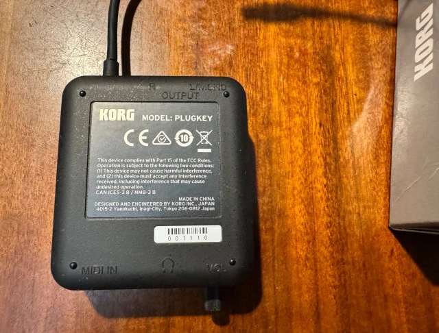 Korg plugKEY portable MIDI + audio inter