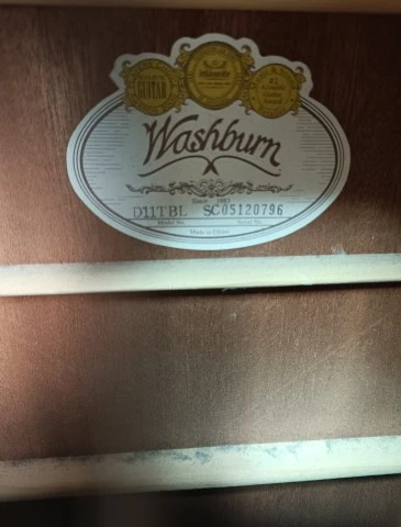 Washburn D-11 TBL Acoustic Guitar