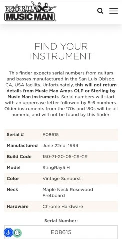 Music Man StingRay 5
