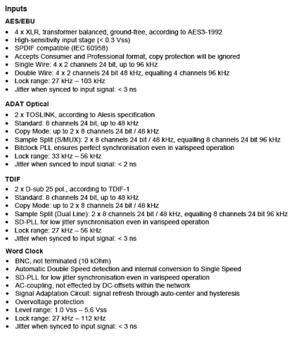 RME ADI8-DD AES-Adat-Tdif Digital Conver