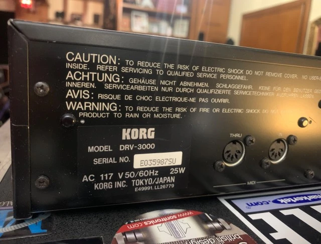 KORG DRV-3000 με βλάβη