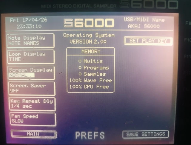 Akai sampler s6000