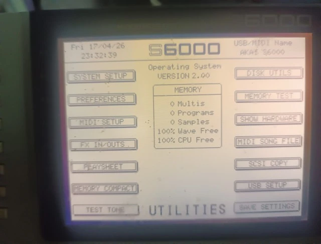 Akai sampler s6000