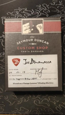 Seymour Duncan Bonamassa Limited Edition 