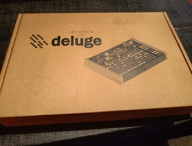 Synthstrom Audible Deluge Numeric screen.