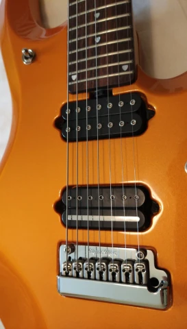 Music Man Petrucci JP7 Tangerine Pearl