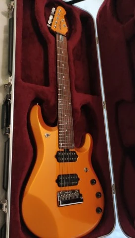 Music Man Petrucci JP7 Tangerine Pearl