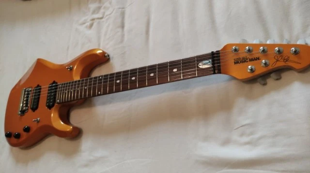 Music Man Petrucci JP7 Tangerine Pearl