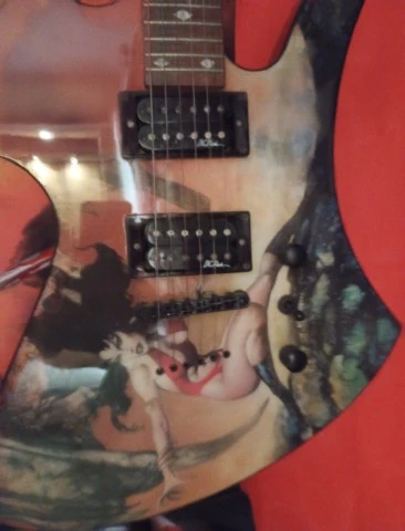 B.C. Rich Mockingbird Body Art Vampirella