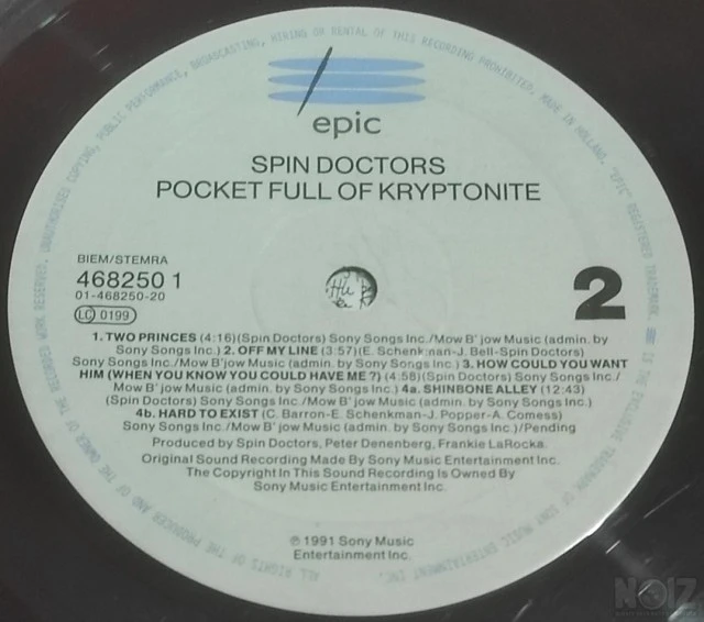 Spin Doctors - Pocket Full Of Kryptonite