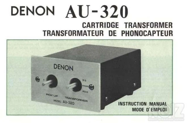 Vintage DENON AU-320 MC Step-up Transfor