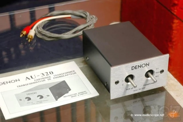Vintage DENON AU-320 MC Step-up Transfor