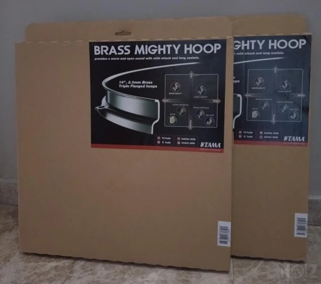 Tama Brass Mighty Hoops snare