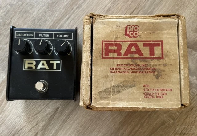 Rat distortion pedal vintage