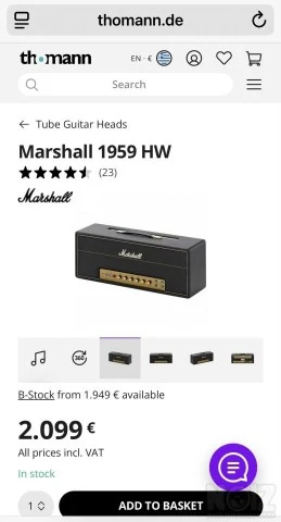 Marshall Superlead 1959 HW + Marshall MR