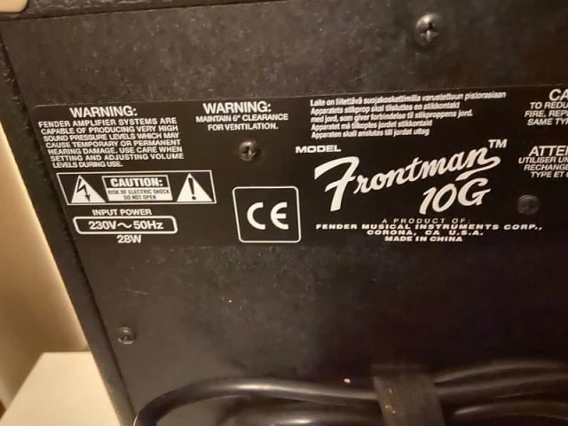 Fender Frontman 10G 10-Watt 1x6" Guitar Amp Ενισχυτής