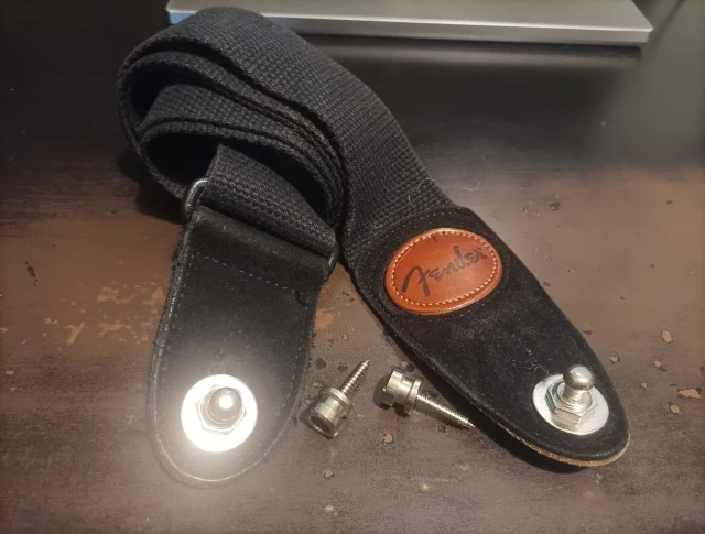 Ζώνη Fender - straplocks Dunlop