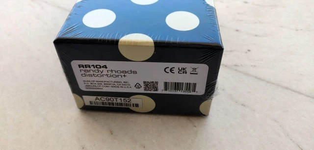 MXR Randy Rhoads RR104 Distortion+ - Polka Dots