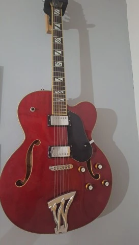 Washburn Hollowbody Jazz Guitar Cherry Red – Grover Tun