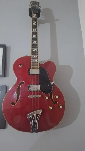Washburn Hollowbody Jazz Guitar Cherry Red – Grover Tun