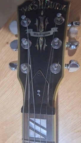 Washburn Hollowbody Jazz Guitar Cherry Red – Grover Tun