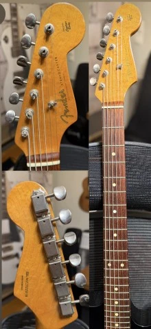 Fender Strat Neck Pau Ferro 60s
