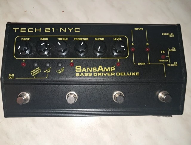 ΑνταλλαγTech21 sansamp bass driver programmable deluxe 