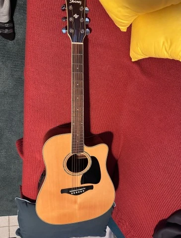 Κιθάρα Ibanez AW300ECE Natural Ηλεκτροακουστική