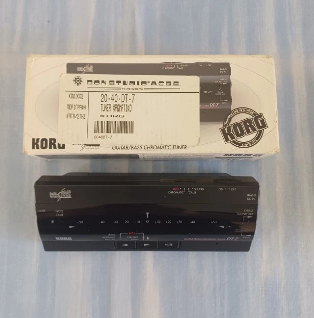 KORG DT-7 Guitar Bass Chromatic Tuner