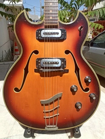 Old Jazz guitar.