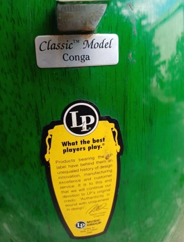 Congas σετ LP Classic model 1995 Green 