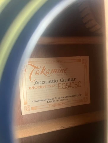 Ηλεκτρακουστική κιθάρα Takamine EG 540 SC