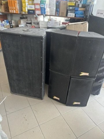 Σετ 4 Δορυφόροι 8' και 1' Διπλό Sub 15' για Bar 