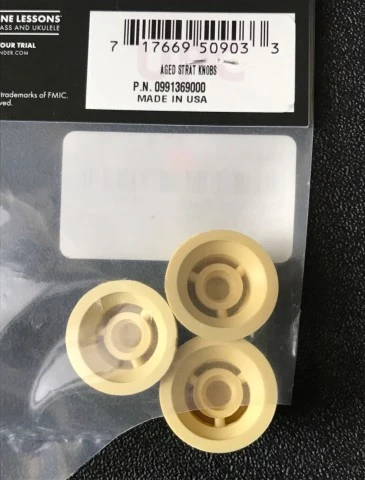 Parts (knobs pickup covers screws παξιμάδια nut) Fender