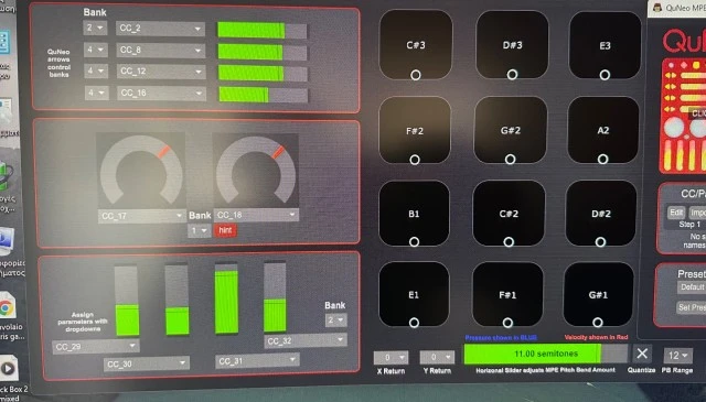 Keith McMillen Quneo με υποστήριξη MPE