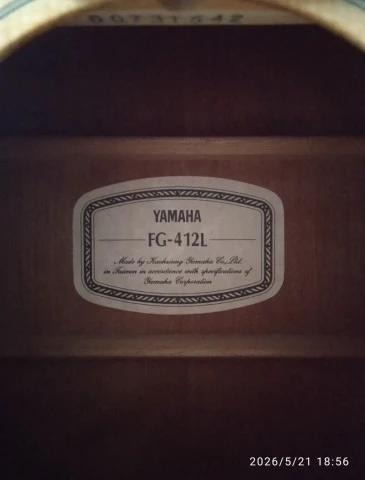 Yamaha FG412L αριστερή γνήσια