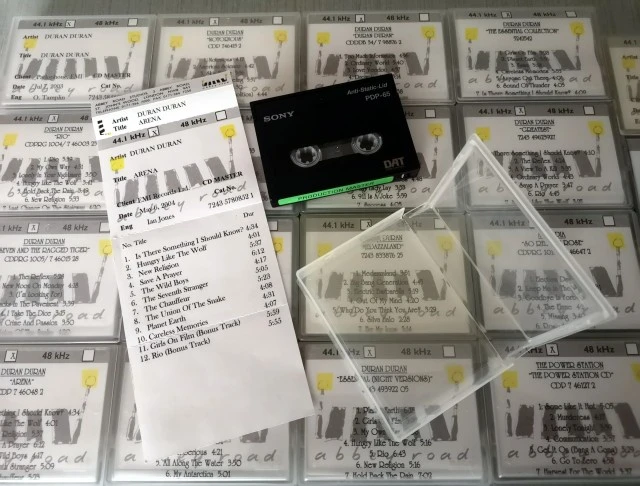 Duran Duran 19 DAT master tapes 