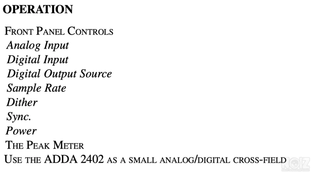 Digital Audio Denmark - ADDA 2402