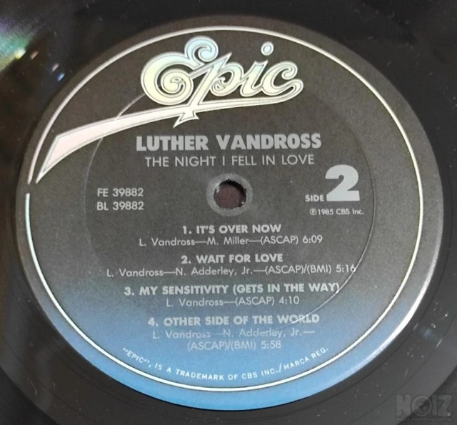 Luther Vandross - The Night I Fell In Lo